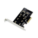 Conceptronic EMRICK 2-in-1 M.2 SSD PCIe Adapter SATA AHCI NVMe