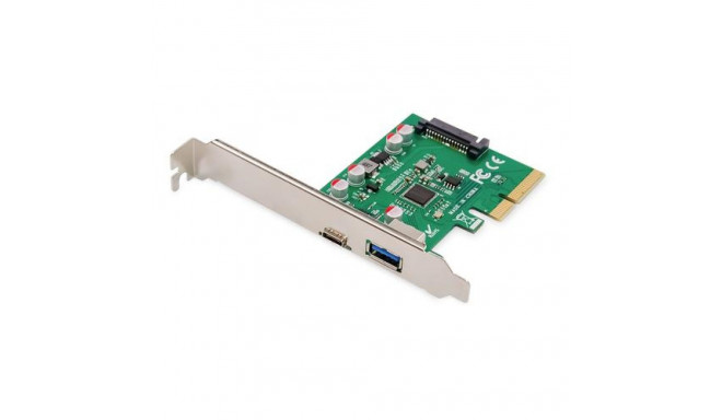 Digitus PCIe card, USB Type-C™ + USB-A