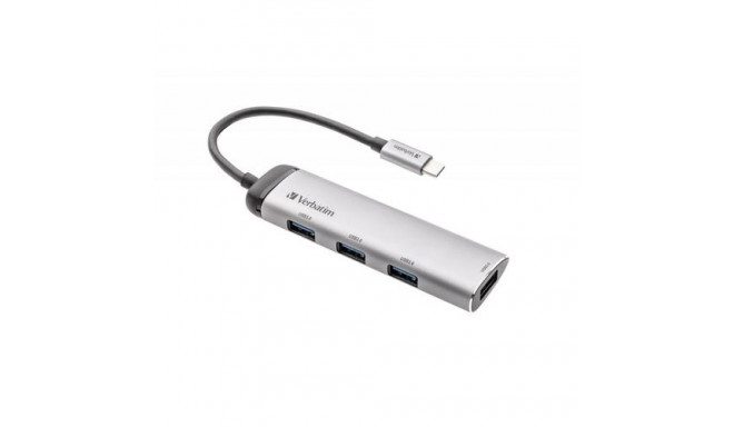 Verbatim USB-C Multiport Hub Four port USB 3.2 Gen 1