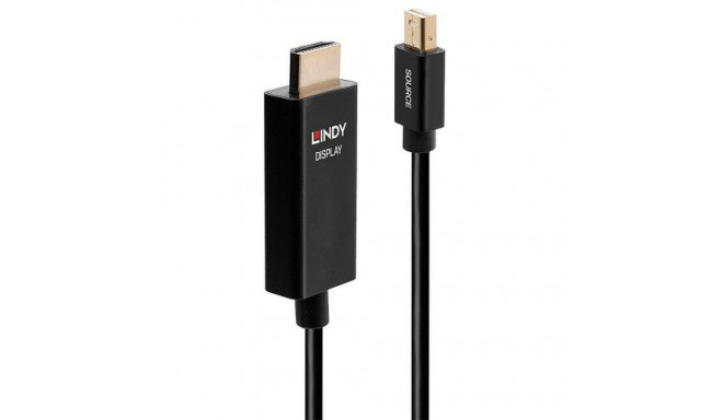 Lindy 3m Active Mini DisplayPort to HDMI Cable with HDR