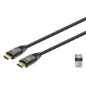 Manhattan HDMI Cable with Ethernet, 8K@60Hz (Ultra High Speed), 3m (Braided), Male to Male, Black, 4