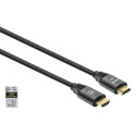 Manhattan HDMI Cable with Ethernet, 8K@60Hz (Ultra High Speed), 1m (Braided), Male to Male, Black, 4