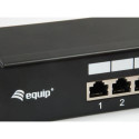 Equip 16-Port Cat.6 Shielded Patch Panel, Black