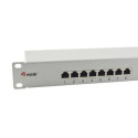 Equip 16-Port Cat.6 Shielded Patch Panel, Light Grey