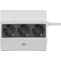 Brennenstuhl 1150070 power extension 3 m 3 AC outlet(s) Indoor Anthracite, White