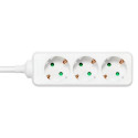 Deltaco GT-0301 power extension 3 m 3 AC outlet(s) Indoor White