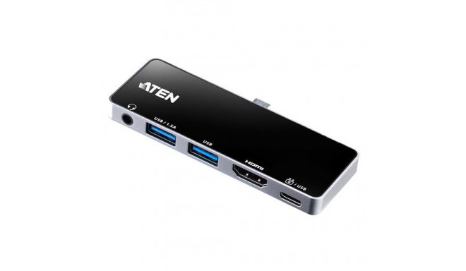 ATEN USB-C Travel Dock with Power Pass-Through