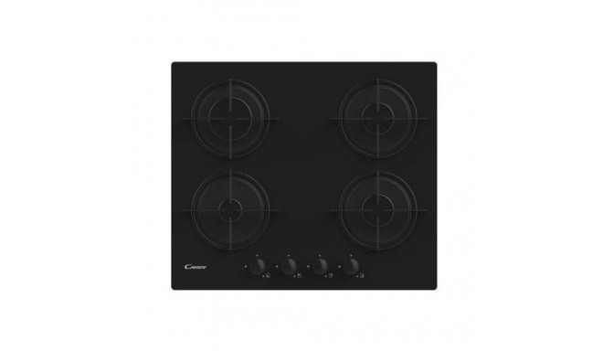 Candy CVW6BB hob Black Built-in 59.5 cm Gas 4 zone(s)