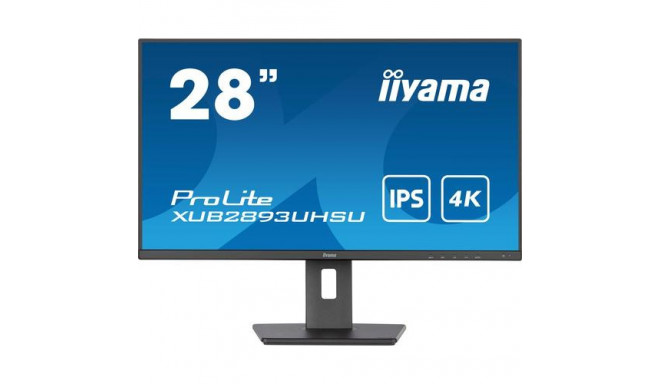 iiyama ProLite XUB2893UHSU-B5 (EOL) computer monitor 71.1 cm (28&quot;) 3840 x 2160 pixels 4K Ul