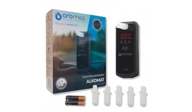 Oromed X11 PRO alcohol tester 0 - 4% 0.05% Black