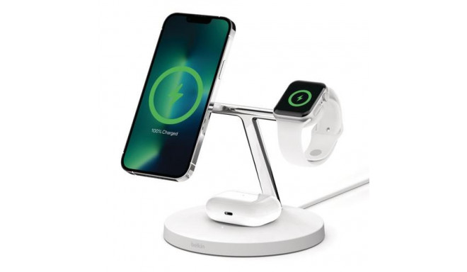 Belkin WIZ017vfWH Headphones, Smartphone, Smartwatch White AC Wireless charging Fast charging Indoor