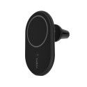 Belkin WIC004BTBK-NC mobile device charger Smartphone Black Cigar lighter Wireless charging Fast cha