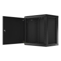 Lanberg WF01-6412-00B rack cabinet 12U Wall mounted rack Black