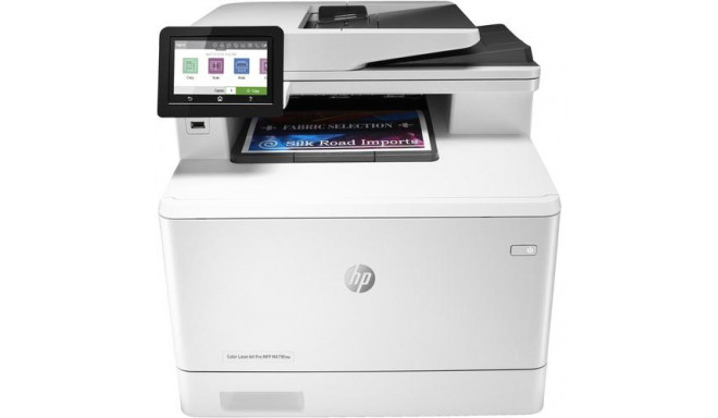 HP Color LaserJet Pro MFP M479fnw, Print, copy, scan, fax, email, Scan to email/PDF; 50-sheet uncurl