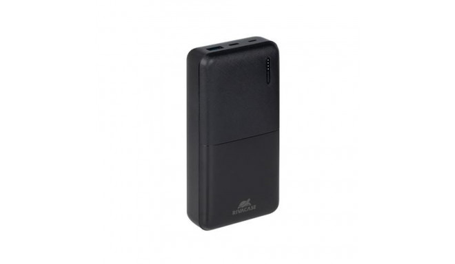 Rivacase VA2571 power bank Lithium Polymer (LiPo) 20000 mAh Black