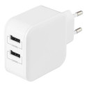 Deltaco USB-AC175 mobile device charger White Indoor