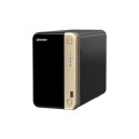 QNAP TS-264 NAS Tower Intel® Celeron® N5095 8 GB QNAP QTS Black, Gold