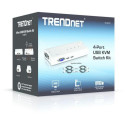 Trendnet TK-407K KVM switch Blue