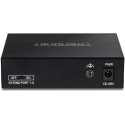 Trendnet TE-FP051 network switch Unmanaged Fast Ethernet (10/100) Power over Ethernet (PoE) Black