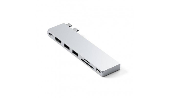 Satechi ST-HUCPHSS laptop dock/port replicator Docking USB 3.2 Gen 2 (3.1 Gen 2) Type-C Silver