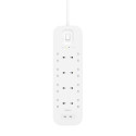 Belkin Connect White 8 AC outlet(s) 2 m