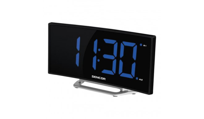 Sencor SDC 120 alarm clock Black, Silver