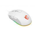 MSI CLUTCH GM11 WHITE Gaming Mouse &#039;2-Zone RGB, upto 5000 DPI, 6 Programmable button, Symme