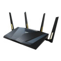 ASUS RT-AX88U Pro wireless router Multi-Gigabit Ethernet Dual-band (2.4 GHz / 5 GHz) Black