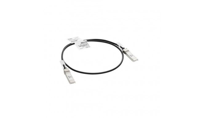 HPE Aruba Networking R9D19A InfiniBand/fibre optic cable 1 m SFP+ Black, Silver