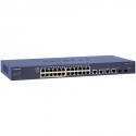 24 Port Fast Ethernet POE SMART Switch With 4 GE Ports