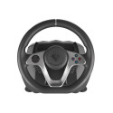 GENESIS Seaborg 400 Black, Silver USB Steering wheel + Pedals Nintendo Switch, PC, PlayStation 4, Pl