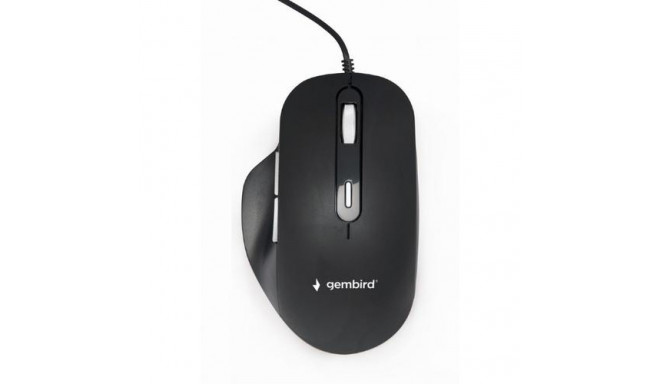 Gembird MUS-6B-02 mouse Office Right-hand USB Type-A Optical 3600 DPI