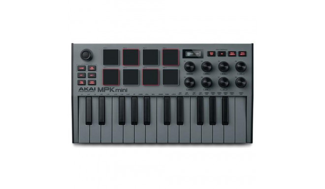 Akai MPK Mini MK3 Grey MIDI keyboard 25 keys USB