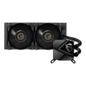 MSI MAG CORELIQUID P240 Liquid CPU Cooler &#039;240mm Radiator, 2x 120mm PWM Fan, Compatible wit
