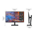 Samsung LS27B800PXU computer monitor 68.6 cm (27&quot;) 3840 x 2160 pixels 4K Ultra HD LCD Black