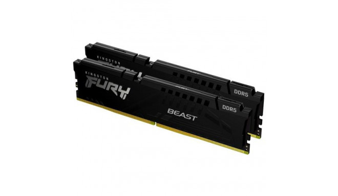 Kingston Technology FURY Beast 16GB 6000MT/s DDR5 CL40 DIMM (Kit of 2) Black