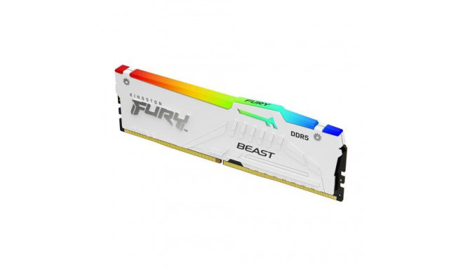 Kingston Technology FURY Beast 16GB 5600MT/s DDR5 CL36 DIMM White RGB EXPO