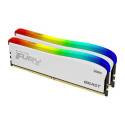 Kingston Technology FURY 16GB 3600MT/s DDR4 CL17 DIMM (Kit of 2) Beast White RGB SE