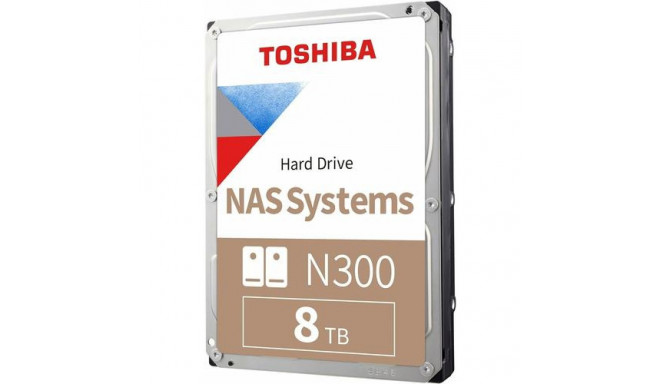 Toshiba N300 NAS internal hard drive 8 TB 7200 RPM 256 MB 3.5&quot; Serial ATA III