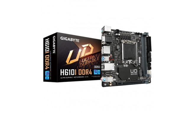 GIGABYTE H610I DDR4 Motherboard - Supports Intel Core 14th CPUs, 4+1+1 Hybrid Digital VRM, up to 320