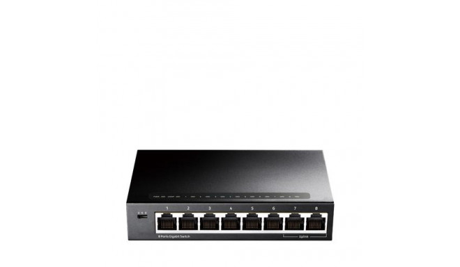 Cudy GS108 network switch Gigabit Ethernet (10/100/1000) Black