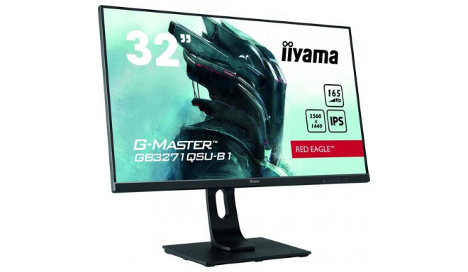 iiyama G-MASTER GB3271QSU-B1 computer monitor 80 cm (31.5&quot;) 2560 x 1440 pixels Wide Quad HD