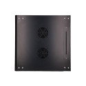 Extralink Rackmount cabinet 9U 600x600 Black wall mounted