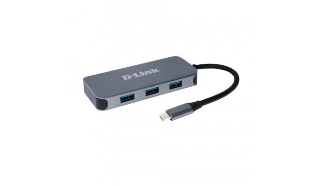 D-Link 6-in-1 USB-C Hub with HDMI/Gigabit Ethernet/Power Delivery DUB-2335