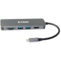 D-Link 6-in-1 USB-C Hub with HDMI/Card Reader/Power Delivery DUB-2327