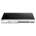 D-Link DGS-1210-10MP Managed L2 Gigabit Ethernet (10/100/1000) Power over Ethernet (PoE) Black, Grey