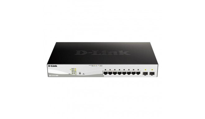 D-Link DGS-1210-10MP Managed L2 Gigabit Ethernet (10/100/1000) Power over Ethernet (PoE) Black, Grey