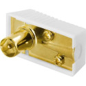 Deltaco DEL-661 wire connector 1x 9.5mm M Gold, White