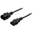 Deltaco DEL-112 power cable Black 1 m