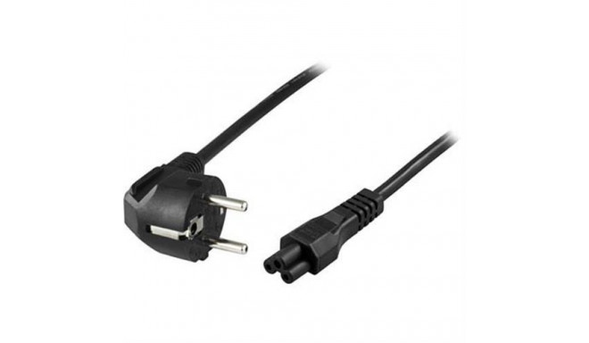 Deltaco DEL-109CA power cable Black 1 m CEE7/7 C5 coupler